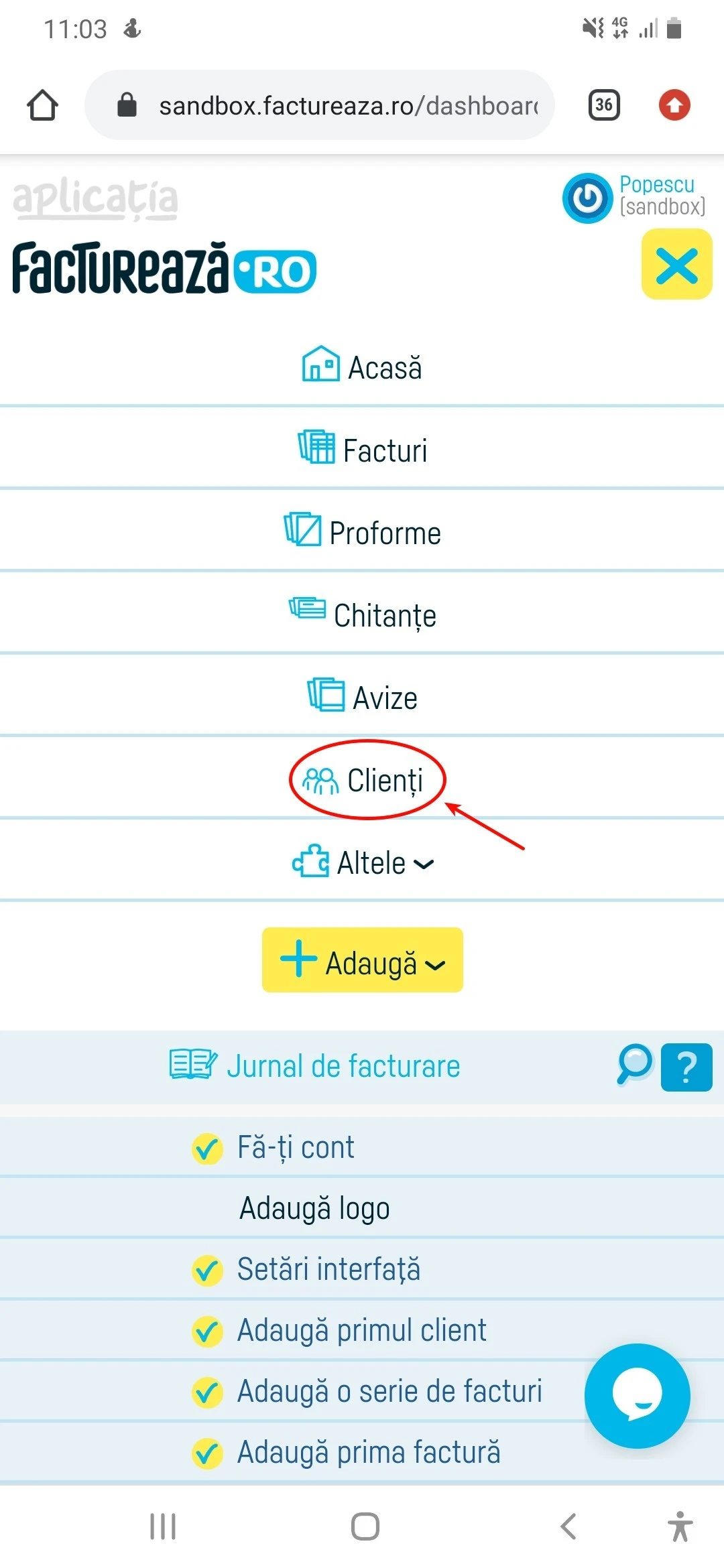 Cum export o listă de clienți? - pasul 1